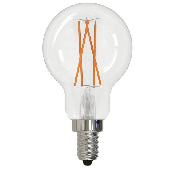 This A15 LED filament bulb combines classic Edison-style aesthetics with modern efficiency. At just 4 watts, it delivers 400 lumens of warm 2700K light while replacing traditional 25-watt bulbs. Fully dimmable and damp-rated.