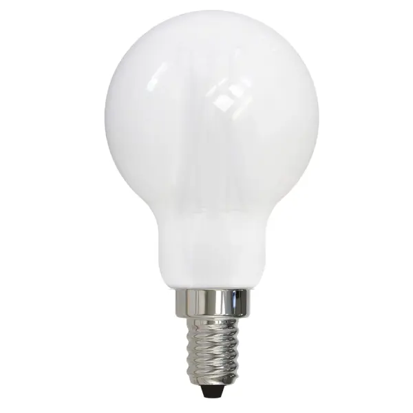 This A15 LED bulb delivers warm 3000K lighting with a soft milky finish, perfect for decorative fixtures. Fully dimmable and energy-efficient at just 4 watts, it provides 400 lumens while lasting up to 15,000 hours.