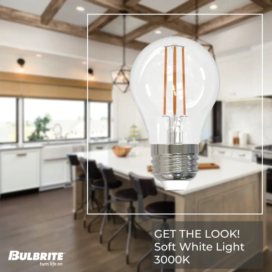 A15 LED Filament Bulb - 7W (60W Equivalent) - Image 3