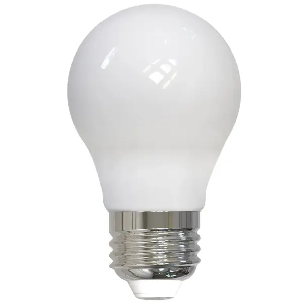 This versatile A15 LED bulb delivers warm 2700K lighting while using only 7 watts to replace traditional 60W bulbs. The milky finish provides soft, diffused light perfect for any room. Fully dimmable and wet-rated for indoor/outdoor use.