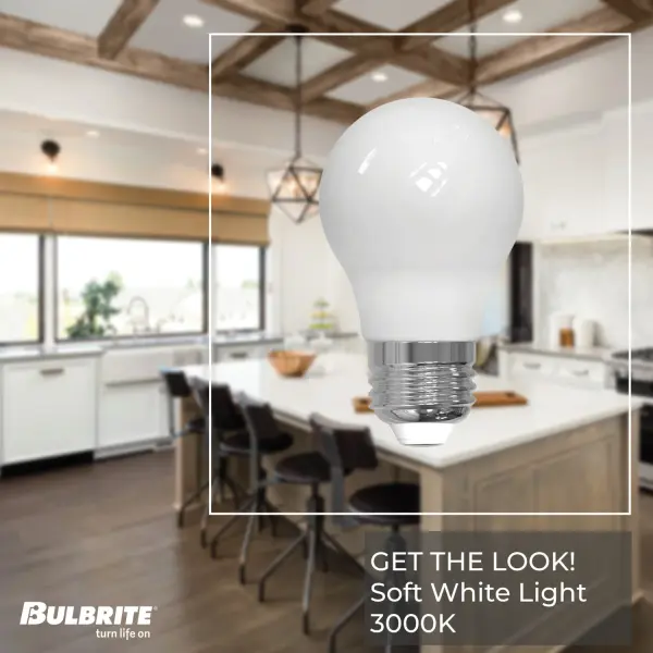 A15 LED Filament Bulb - Milky White - Image 3