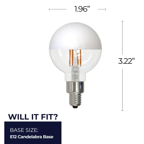 Filaments G16 Half White LED Bulb - Image 7