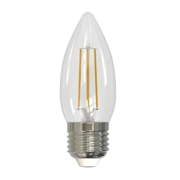 This B11 LED bulb combines vintage filament aesthetics with modern efficiency, delivering 350 lumens of warm white light while using just 4.5W. Fully dimmable and wet-rated for versatile indoor/outdoor use.