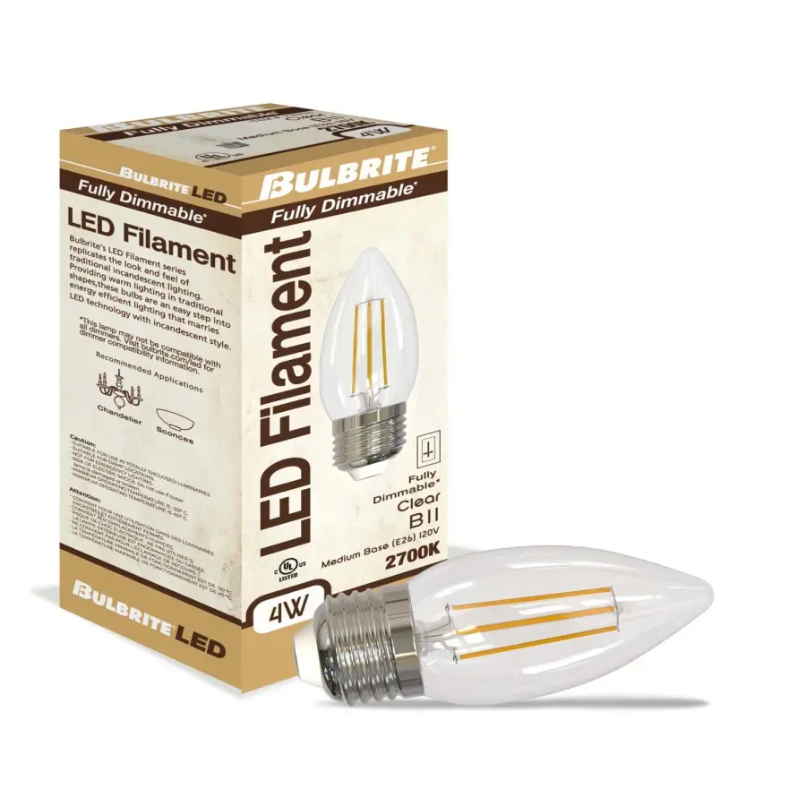 Filaments LED B11 Chandelier Bulb - Image 2