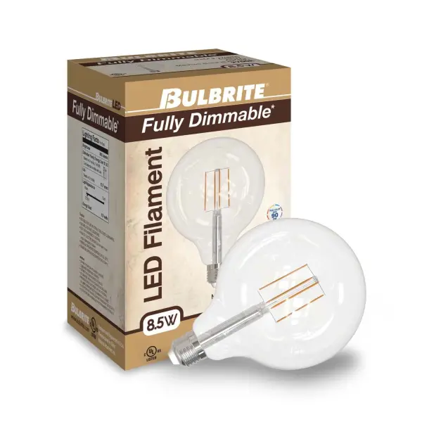 G40 LED Filament Globe Bulb - 8.5W (100W Equivalent) - Image 2