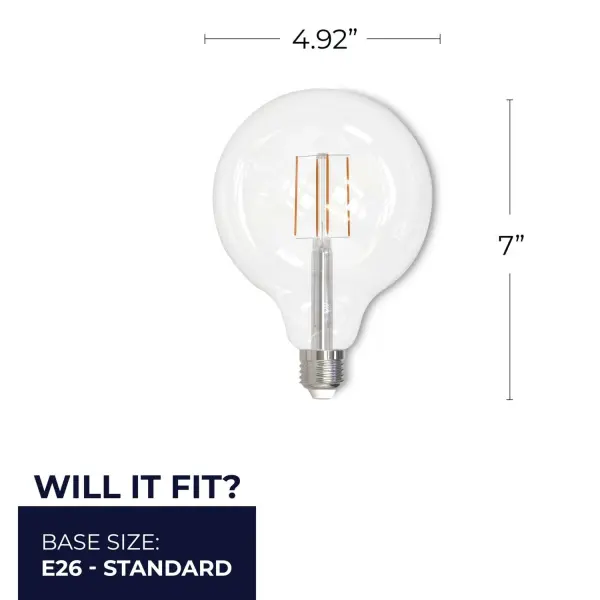 G40 LED Filament Globe Bulb - 8.5W (100W Equivalent) - Image 5