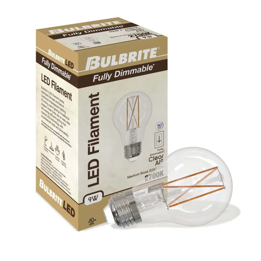 Filaments A19 LED Bulb - 75W Equivalent - Image 2