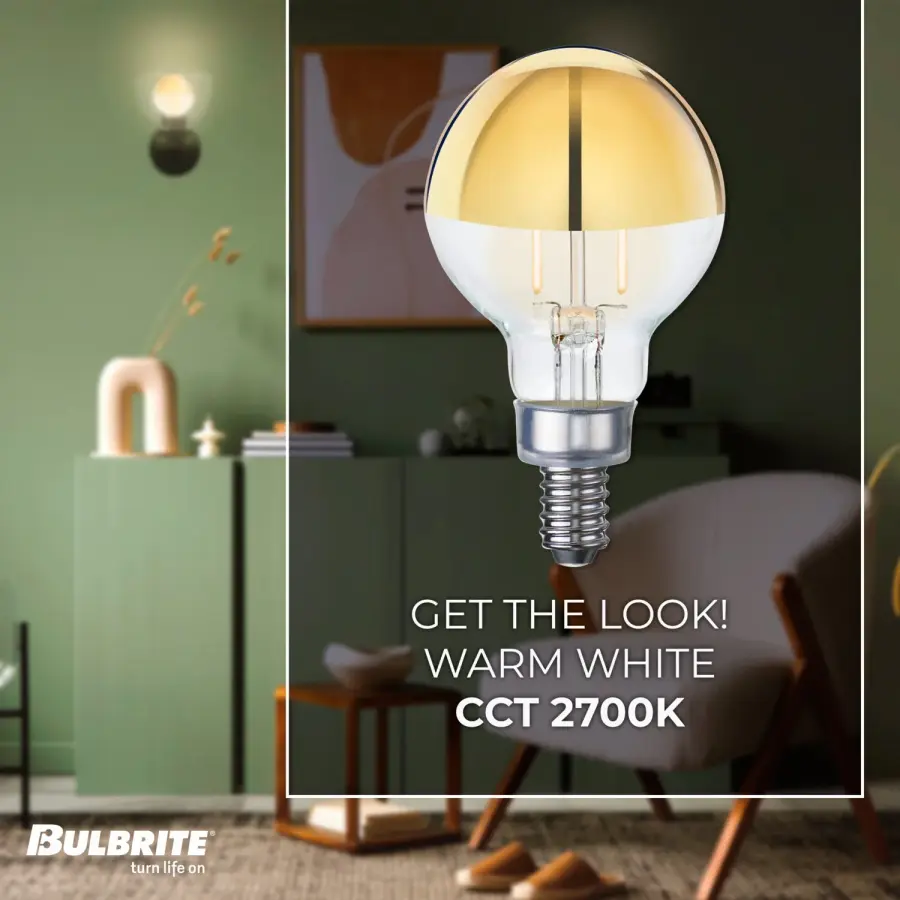 Filaments Half Gold G16 LED Bulb - Image 3