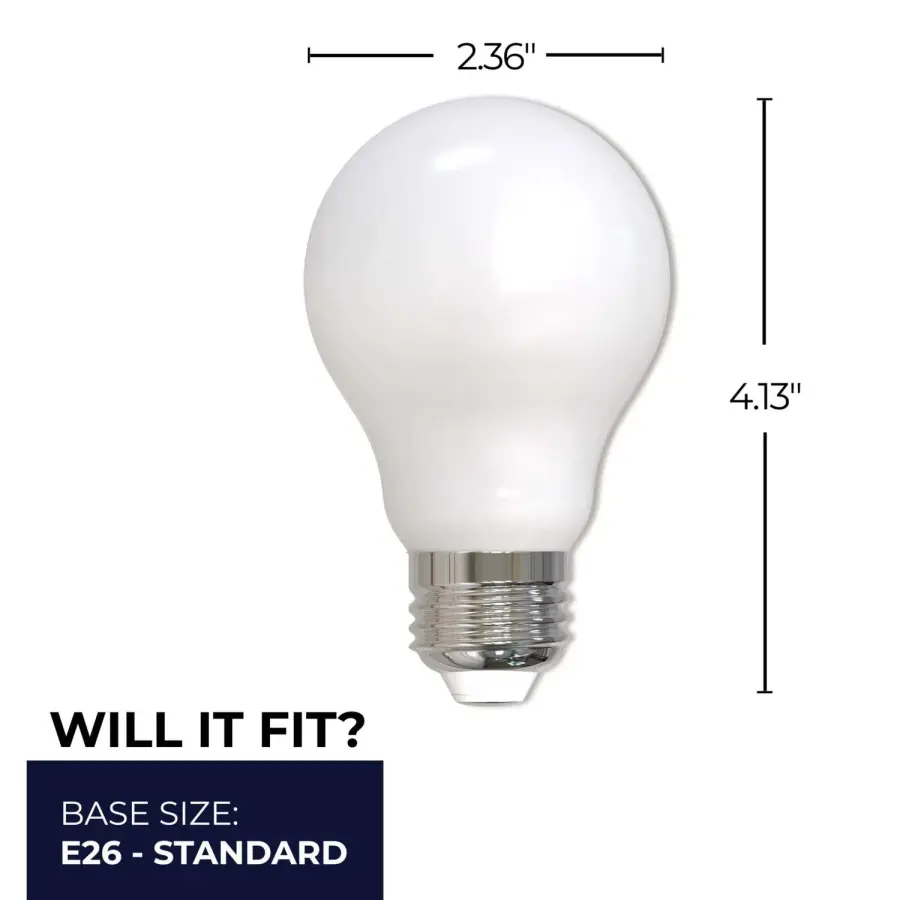 Filaments A19 LED Bulb - Milky Finish - Image 5