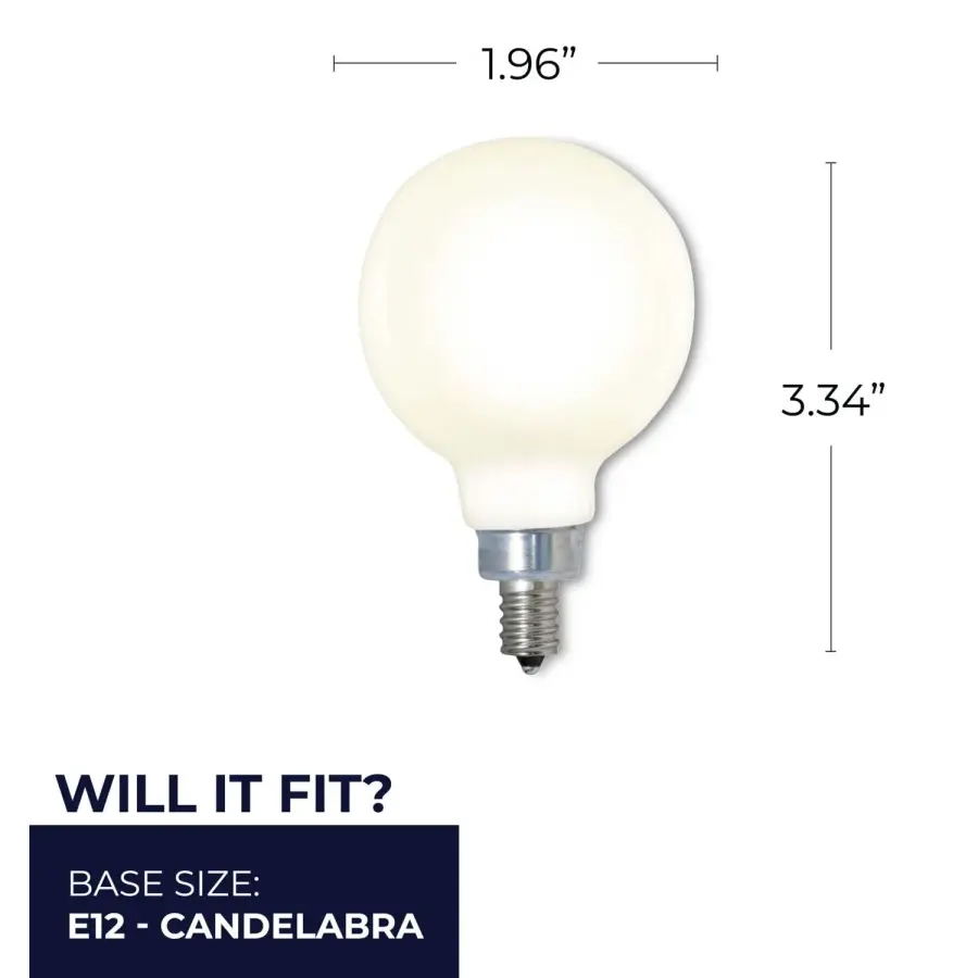 G16 LED Filament Bulb - Milky White - Image 5