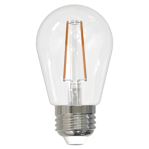 This S14 LED filament bulb combines classic Edison-style aesthetics with modern LED efficiency. Wet-rated for versatile indoor/outdoor applications, it delivers warm 2700K light while using just 2.5W to replace 25W incandescent bulbs.