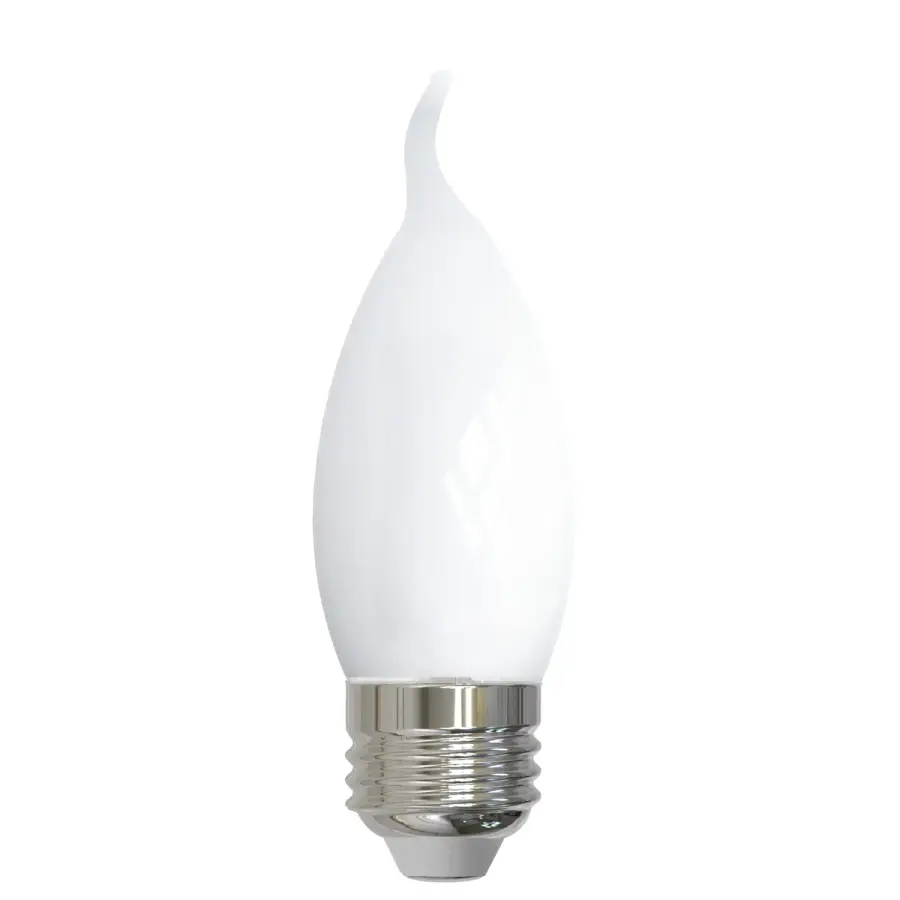 Filaments CA10 LED Chandelier Bulb - Milky Finish - Image 1