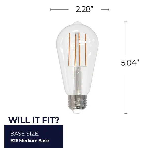 ST18 LED Filament Bulb - 100W Equivalent Daylight - Image 5