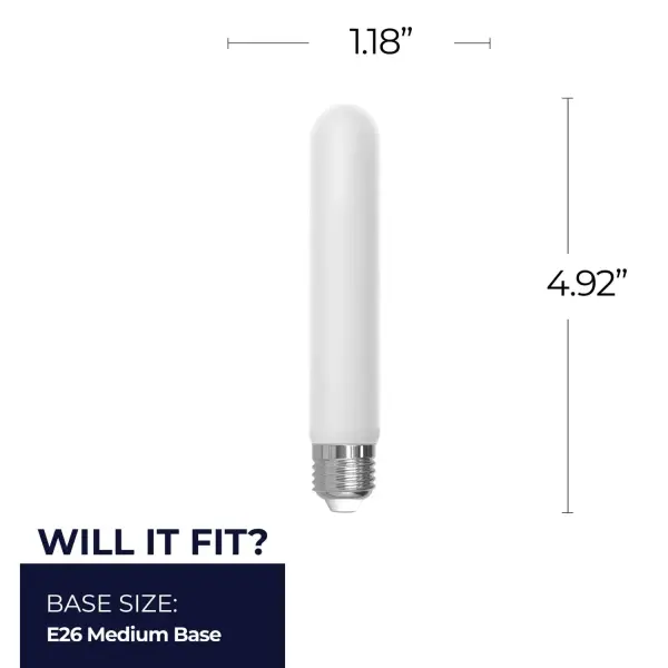 T9 5" LED Filament Bulb - Cool White - Image 5