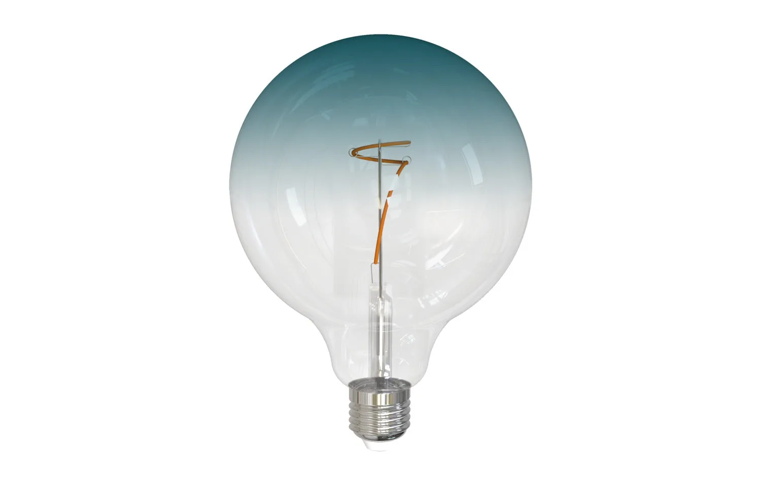Gradient G40 LED Filament Bulb - Clear to Blue