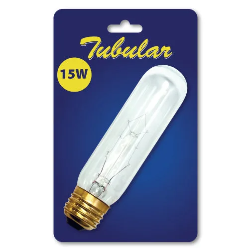 15W T10 Tubular Clear Incandescent Bulb