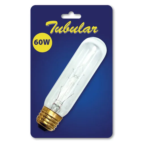 60W T10 Tubular Clear Incandescent Bulb