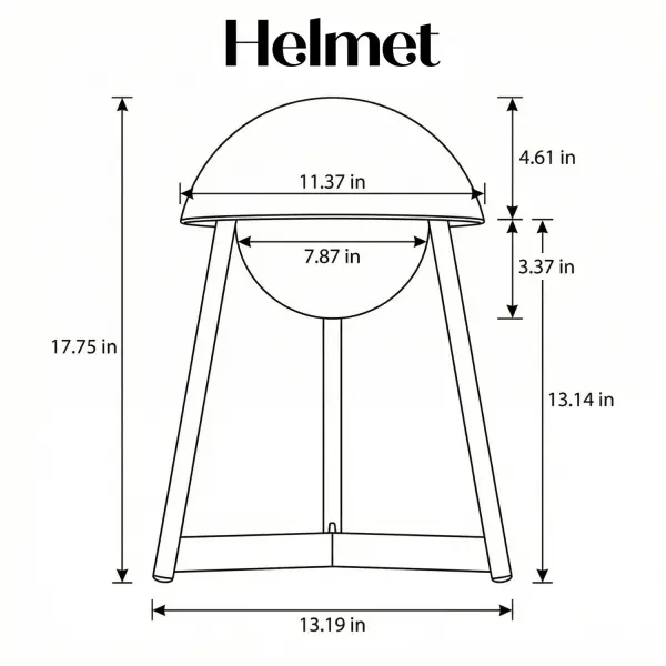 HELMET Cordless Table Lamp - Image 7
