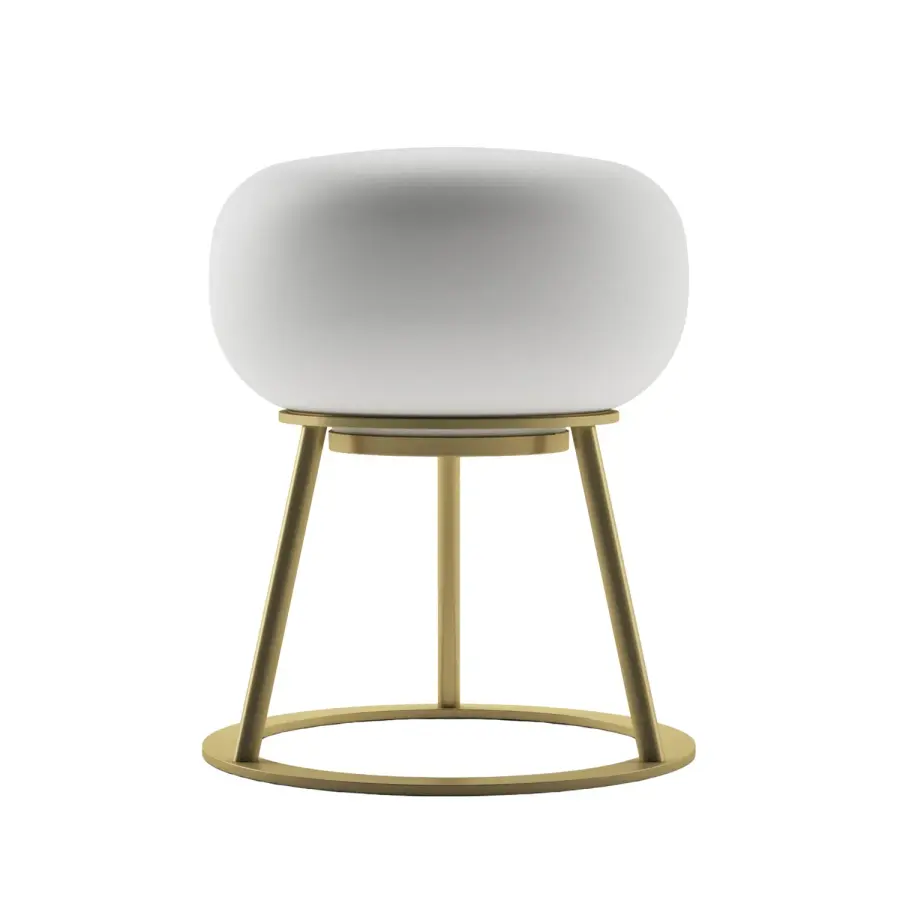 TRIPOD Cordless Table Lamp with Oval Glass - Image 1