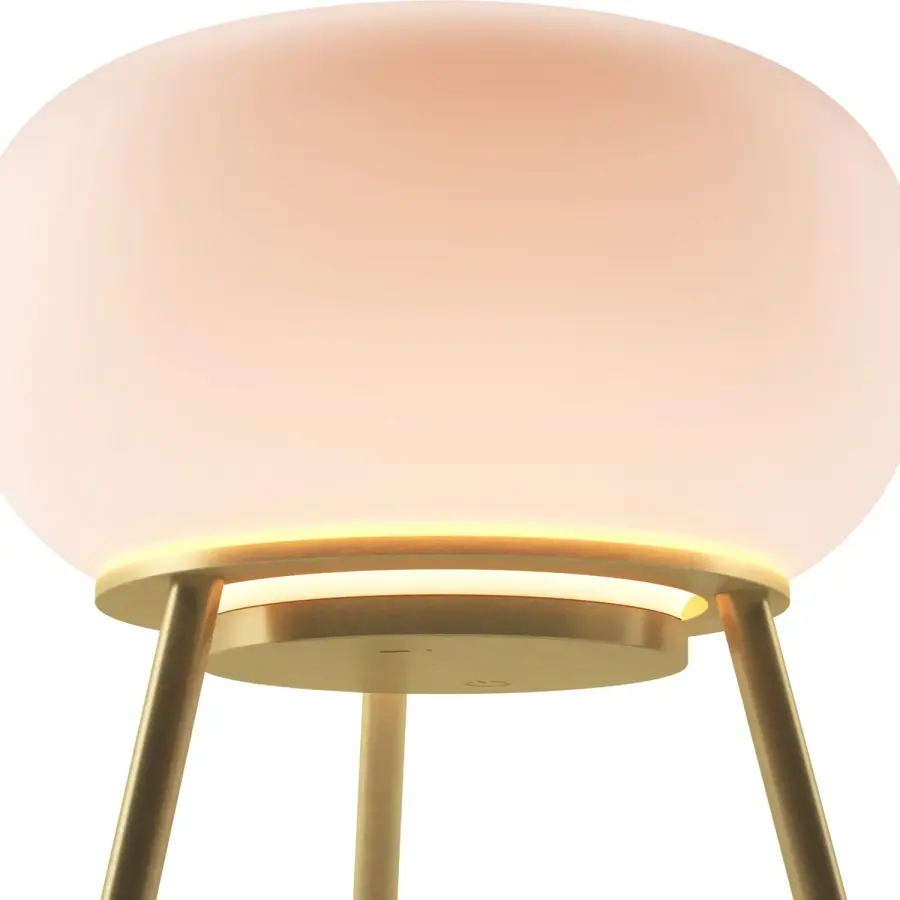 TRIPOD Cordless Table Lamp with Oval Glass - Image 4