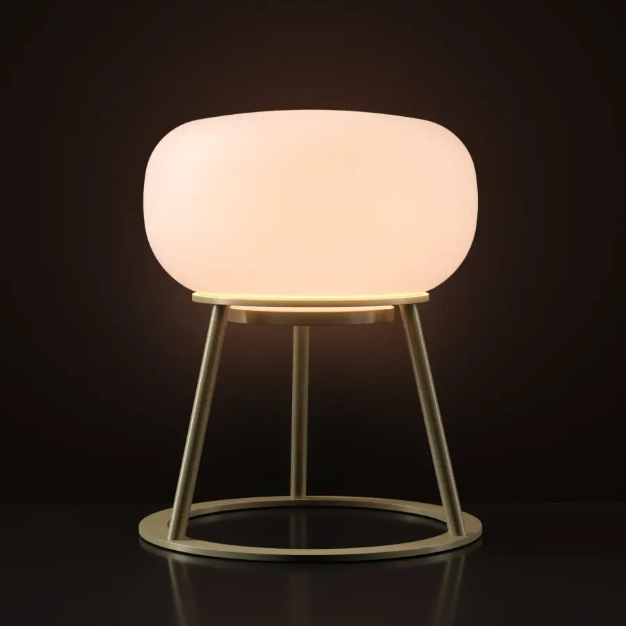 TRIPOD Cordless Table Lamp with Oval Glass - Image 5