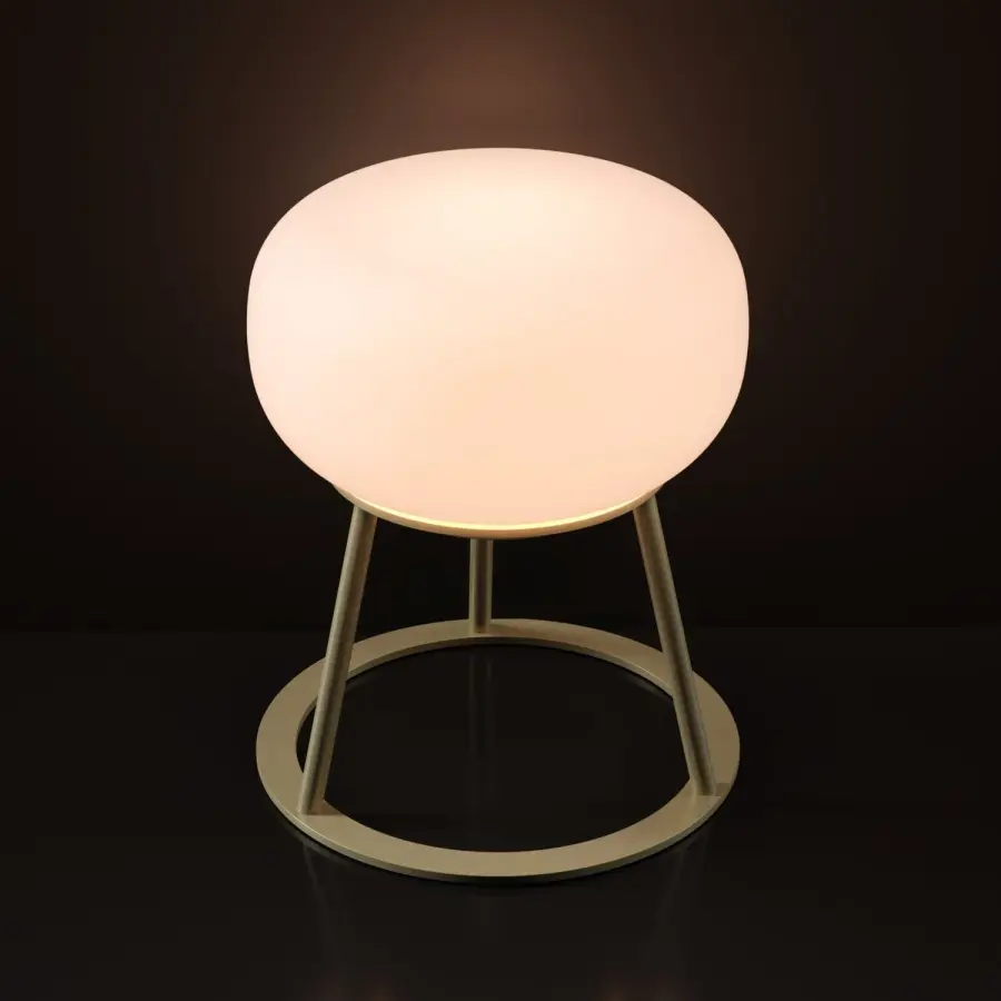 TRIPOD Cordless Table Lamp with Oval Glass - Image 6