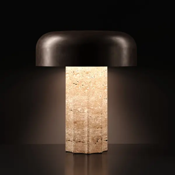 Fluted Column Cordless Table Lamp - Image 5
