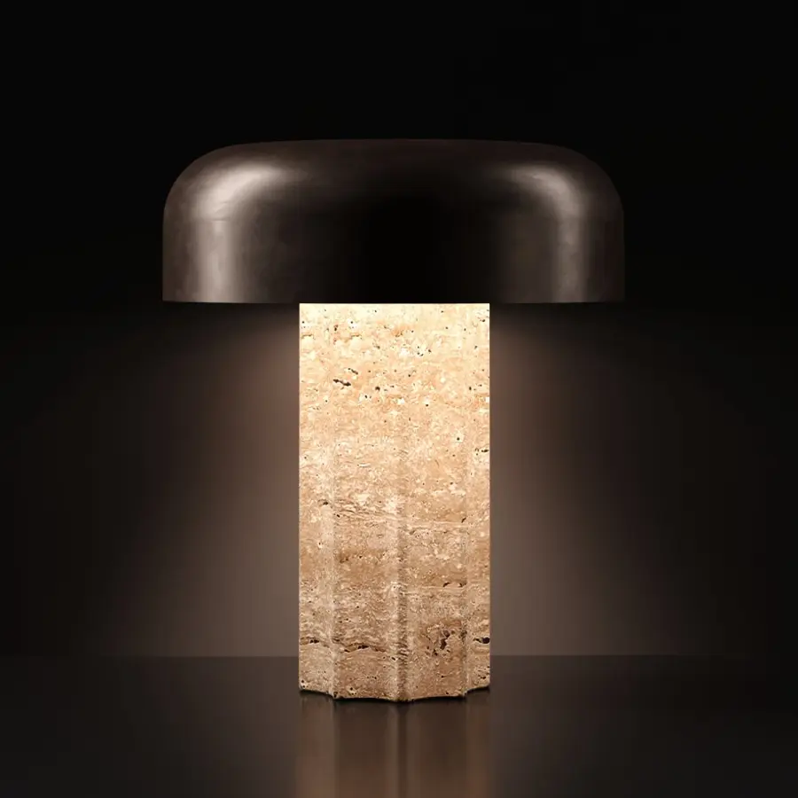 Fluted Column Cordless Table Lamp - Image 5