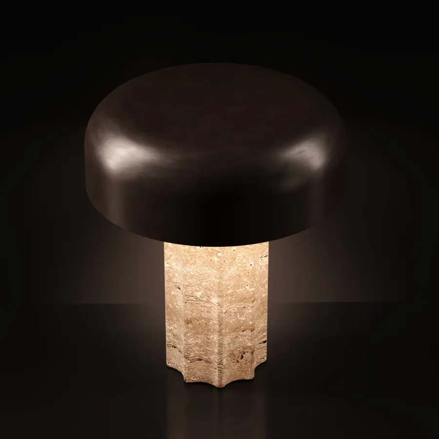 Fluted Column Cordless Table Lamp - Image 6