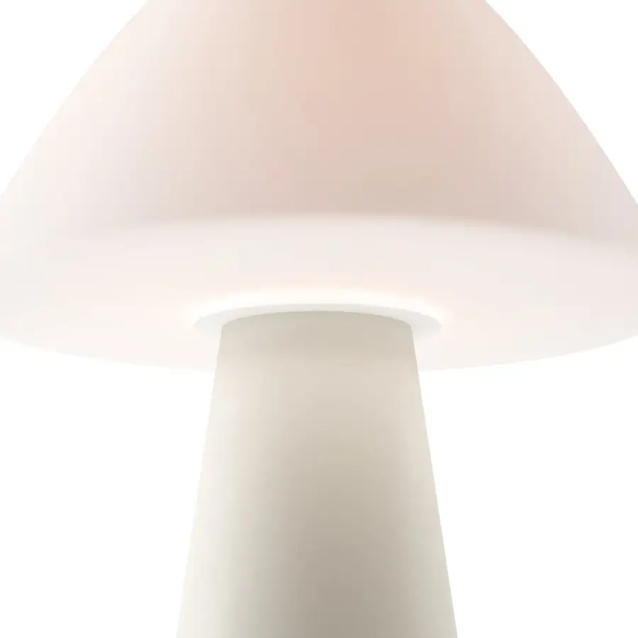 Mushroom Cordless Table Lamp - Off White - Image 4