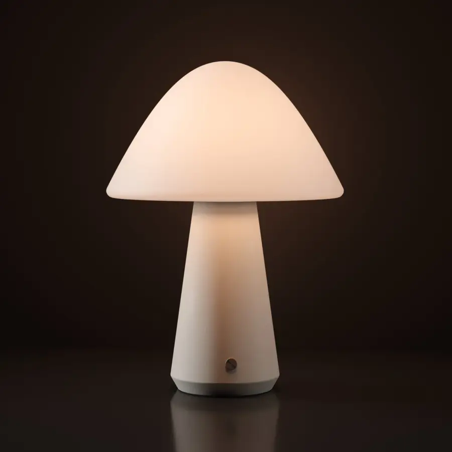 Mushroom Cordless Table Lamp - Off White - Image 5