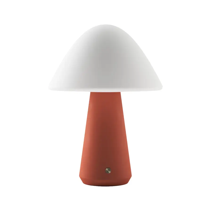 Mushroom Cordless Table Lamp - Terracotta - Image 1