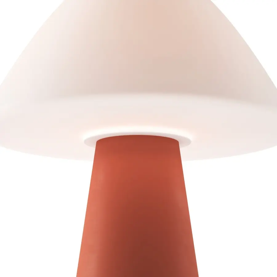Mushroom Cordless Table Lamp - Terracotta - Image 4