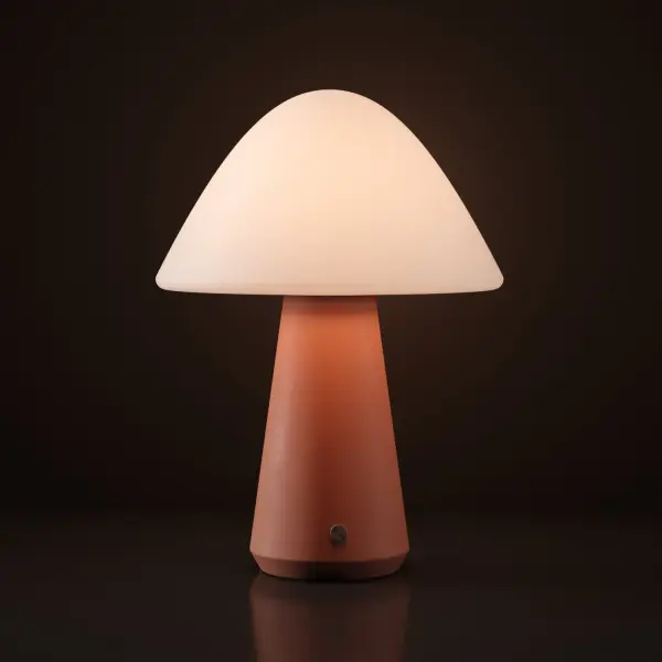 Mushroom Cordless Table Lamp - Terracotta - Image 5
