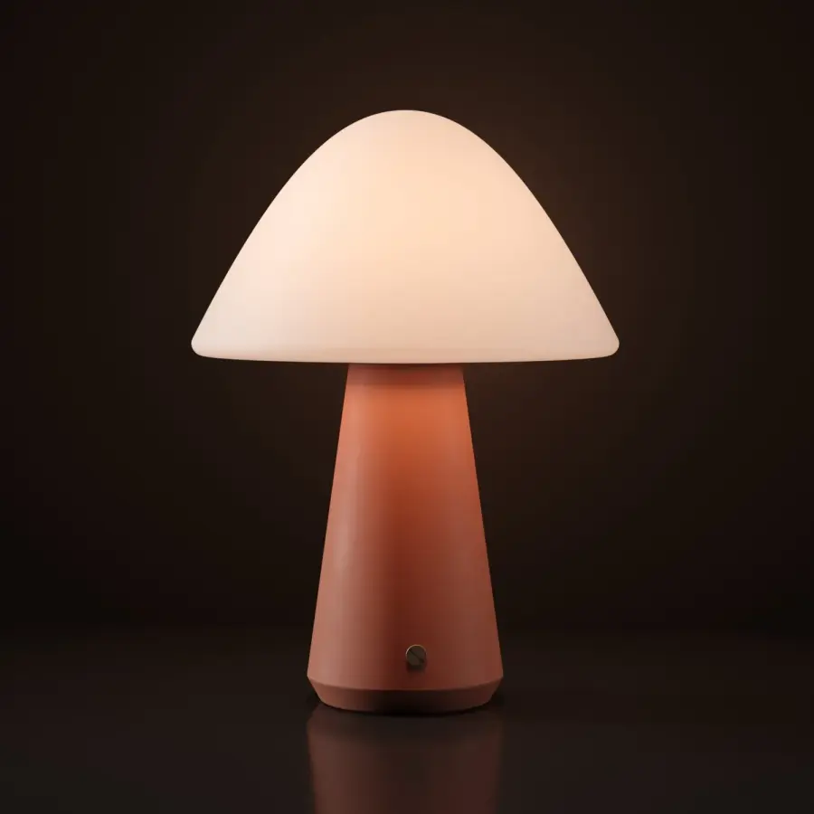 Mushroom Cordless Table Lamp - Terracotta - Image 5