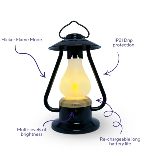 Kibün Bonfire Cordless Outdoor Lantern - Image 4