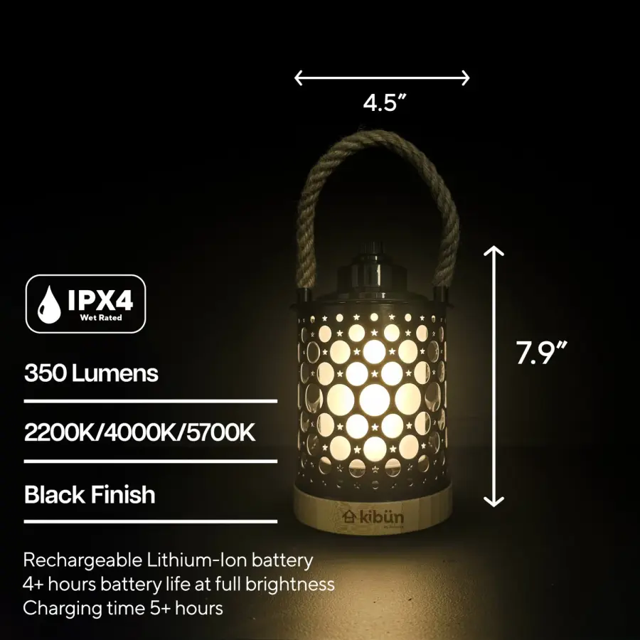 Stargaze Cordless LED Outdoor Lantern - Image 6