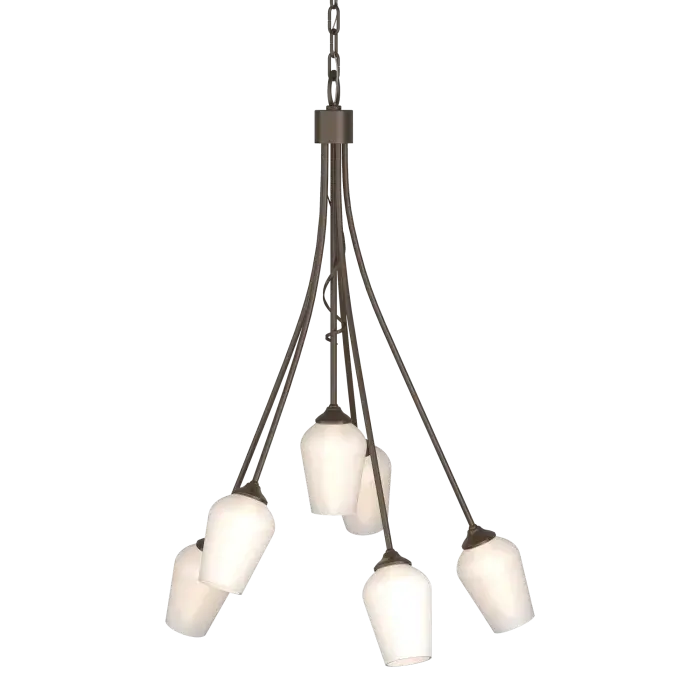 Flora 6 Arm Chandelier - Image 2