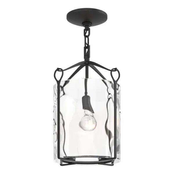 New to the Bow Collection, the versatile Bow Semi-Flush features clean lines, suited to multiple settings and design styles. Classic hook and loop details suspend a tall glass shade, available in 3 glass options. Also available in Medium and Large versions.