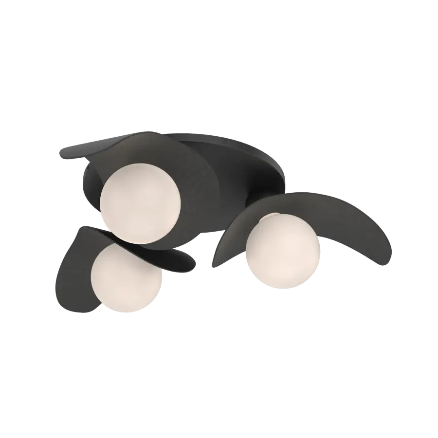 Yoki 3-Light Semi-Flush