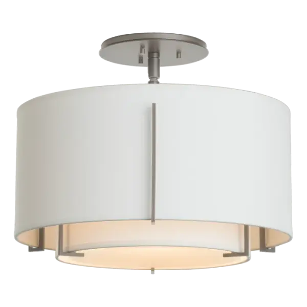 Exos Small Double Shade Semi-Flush