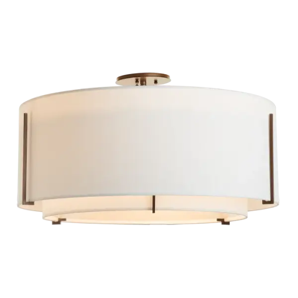Exos Large Double Shade Semi-Flush