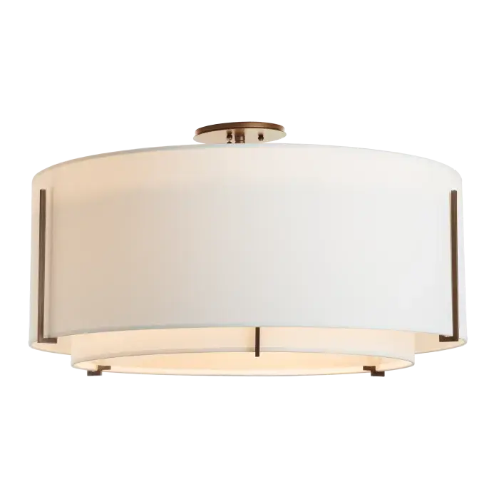 Exos Large Double Shade Semi-Flush