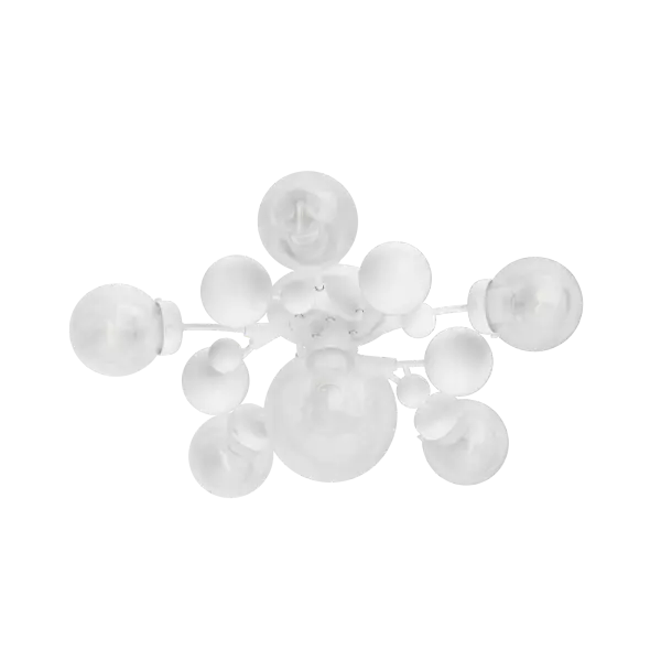 With a clear reference to a cluster of berries, this Sprig 6-Light Semi-Flush by David Kitts brings both style and light to its space. With a combination of steel and glass "berries", the Sprig demands attention. Choose from opal, clear waterglass or translucent opaline shades, and 11 standard interior finishes.