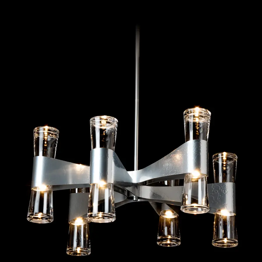 Bellis 6-Arm 12-Light Round Chandelier - Image 2