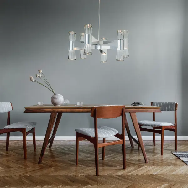 Bellis 6-Arm 12-Light Round Chandelier - Image 3