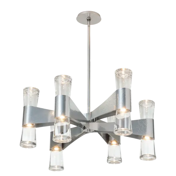 Bellis 6-Arm 12-Light Round Chandelier - Image 4