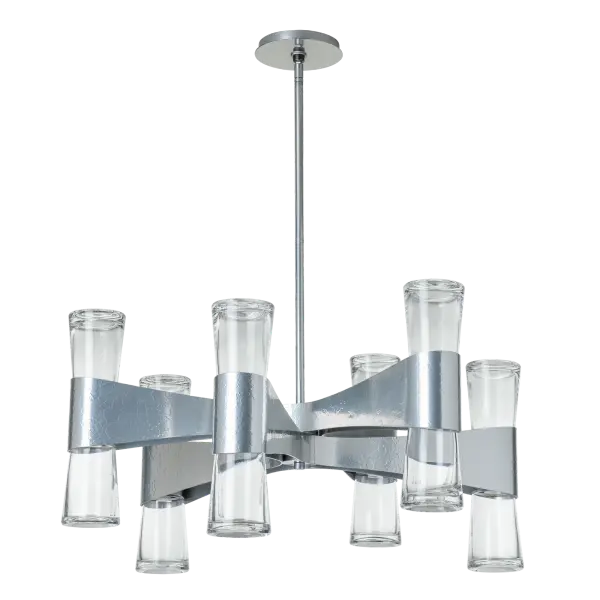 Bellis 6-Arm 12-Light Round Chandelier - Image 5