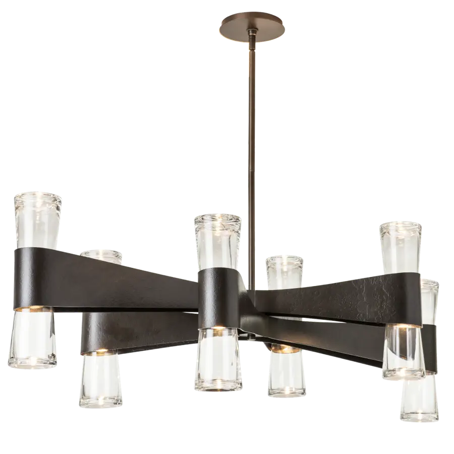 Bellis 6-Arm 12-Light Oval Chandelier - Image 6