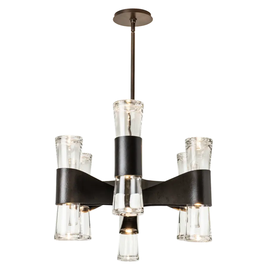 Bellis 6-Arm 12-Light Oval Chandelier - Image 7